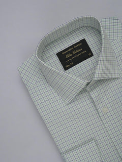 Multi Color Micro Checkered, Elite Edition, French Collar Men’s Formal Shirt (FS-441)