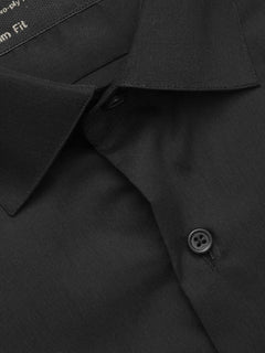 Black Plain, Elite Edition, French Collar Men’s Formal Shirt (FS-444)