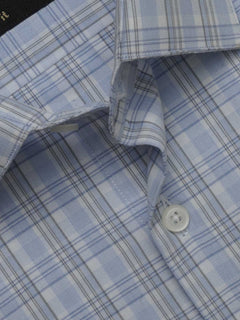 Multi Color Self Checkered, Elite Edition, French Collar Men’s Formal Shirt (FS-447)