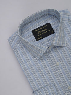 Multi Color Self Checkered, Elite Edition, French Collar Men’s Formal Shirt (FS-447)