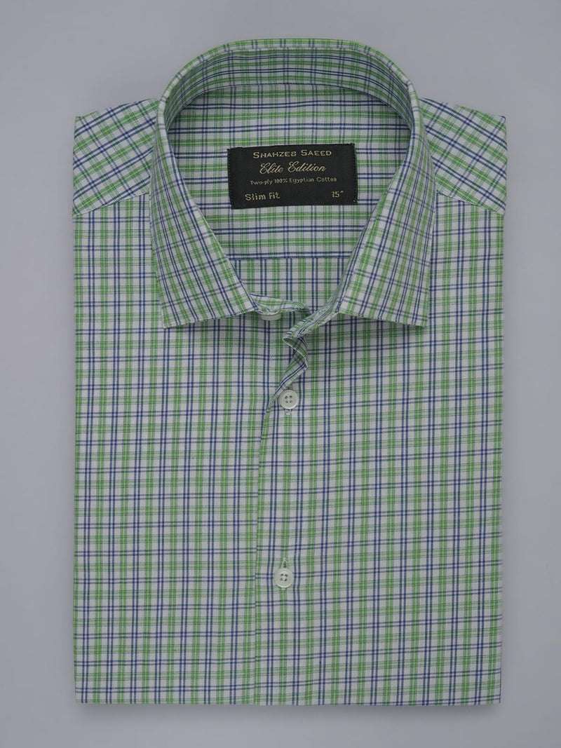 Multi Color Checkered, Elite Edition, French Collar Men’s Formal Shirt (FS-449)