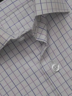 Multi Color Checkered, Elite Edition, French Collar Men’s Formal Shirt (FS-450)