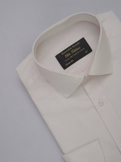 Baby Pink Self Micro Checkered, Elite Edition, French Collar Men’s Formal Shirt (FS-452)