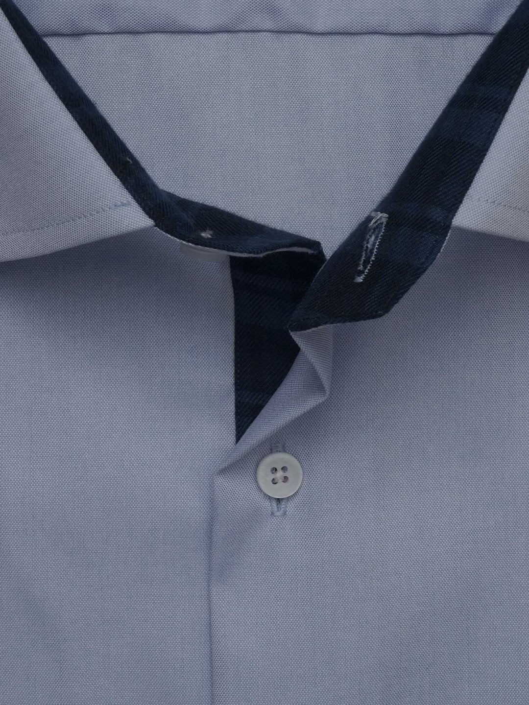 Light Blue Self, Elite Edition, French Collar Men’s Designer Formal Shirt (FS-474)