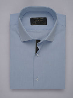 Light Blue Self, Elite Edition, French Collar Men’s Designer Formal Shirt (FS-476)