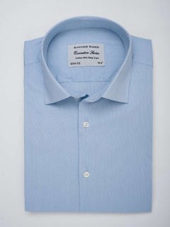 Light Blue Self, Executive Series, French Collar Men’s Formal Shirt (FS-052)