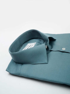 Greyish Blue Plain, Executive Series, French Collar Men’s Formal Shirt (FS-055)