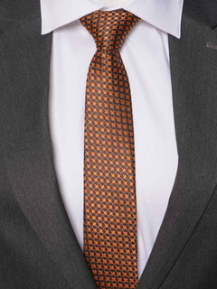 Golden Brown Square Elegant Tie Set (TS-169)