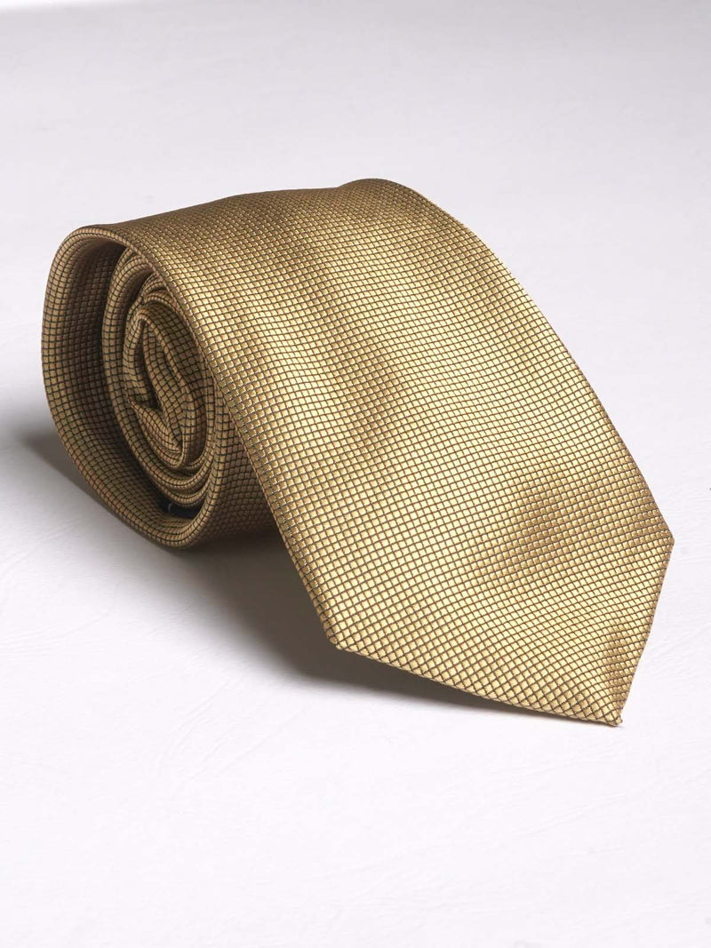 Golden Plain Soft Tie (TIE-605)