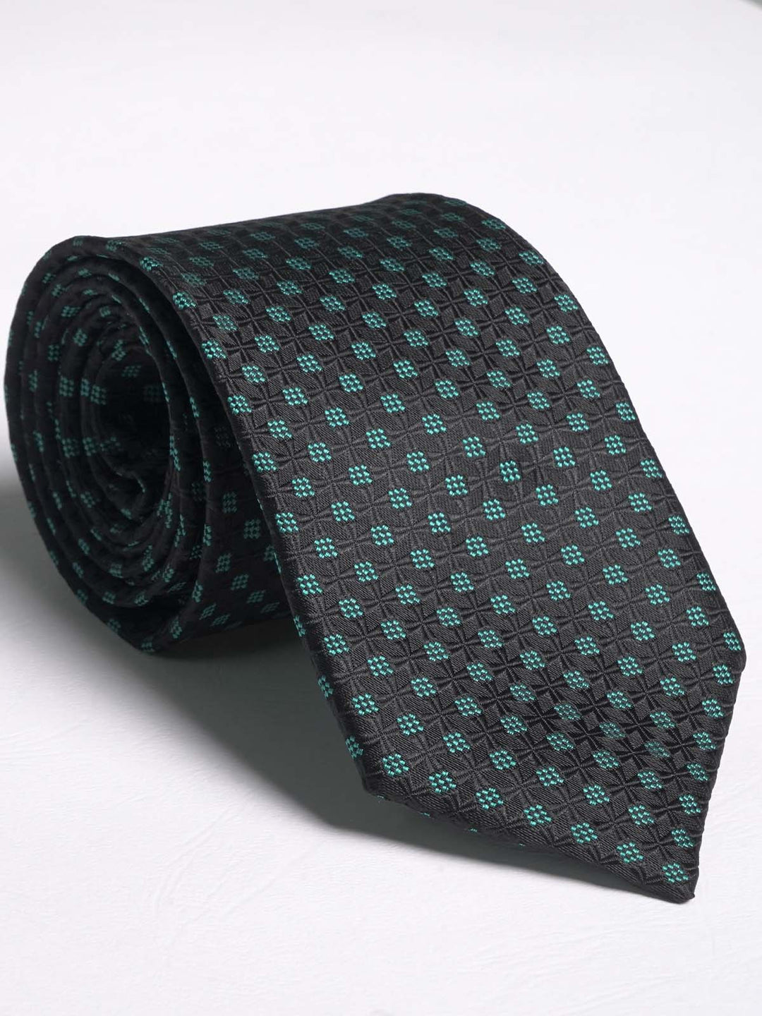 Green Square Dotted Tie (TIE-559)