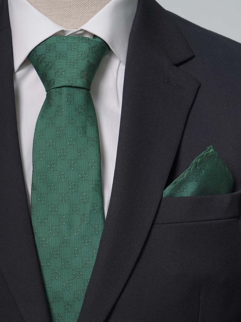 Green Multi Pattern Tie Set (TS-225)