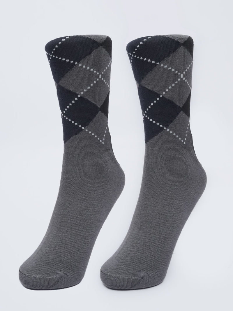 Textured Grey Socks (SOCKS-995)