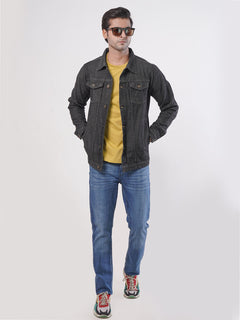 Charcoal Grey Men's Denim Jacket