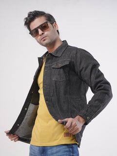 Charcoal Grey Men's Denim Jacket