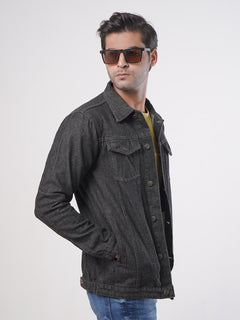 Charcoal Grey Men's Denim Jacket