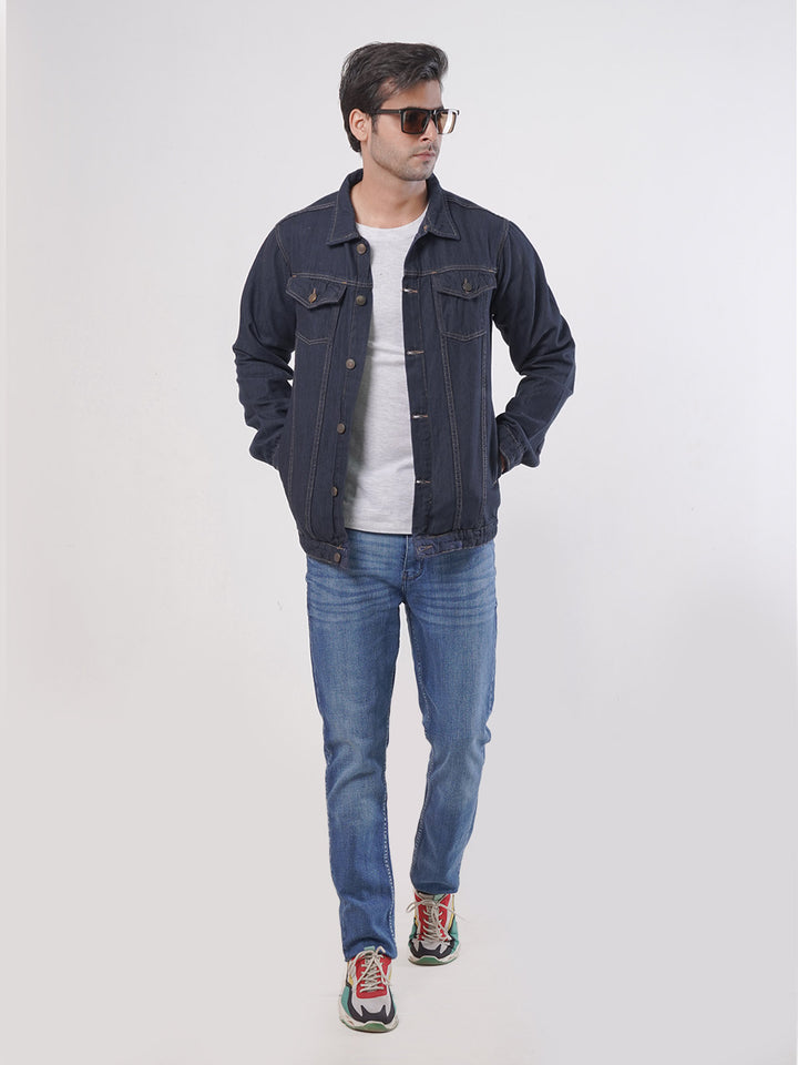 Dark Blue Men's Denim Jacket