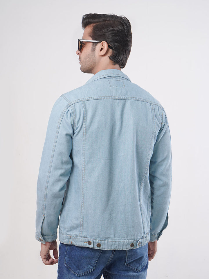 Sky Blue Men's Denim Jacket