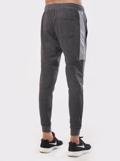 Dark Grey Side Striped Men's Jogger Pant (JT-78)