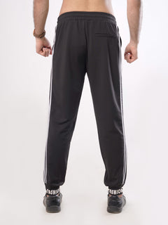 Black Side Striped Men's Jogger Pant (JT-59)