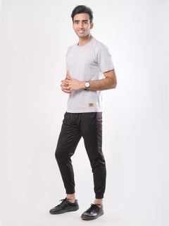 Black Printed Men's Jogger Pant (JT-61)