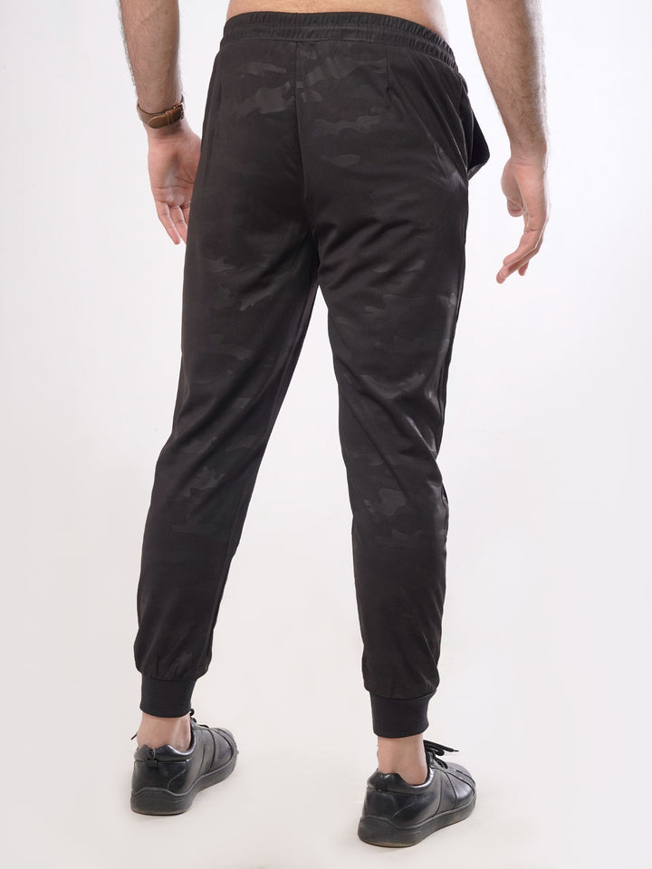 Black Printed Men's Jogger Pant (JT-61)