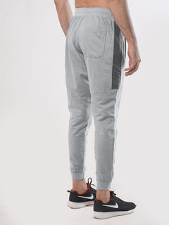 Light Grey Side Striped Men's Jogger Pant (JT-74)