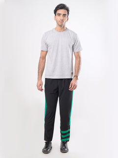 Black Side Striped Men's Lower Pant (LT-19)