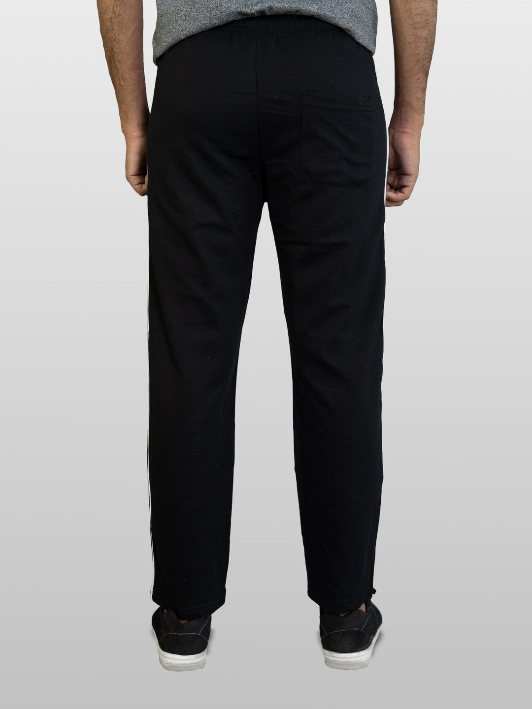 Black Plain Men's Lower Pant (LT-17)