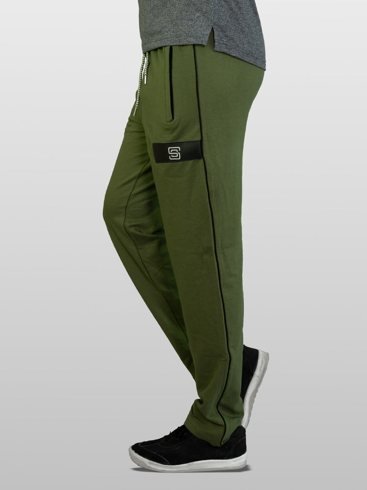 Olive Green Plain Men's Lower Pant (LT-18)