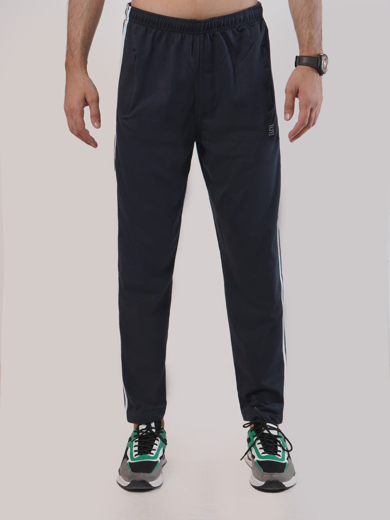 Navy Blue Side Striped Men’s Lower Pant (LT-24)