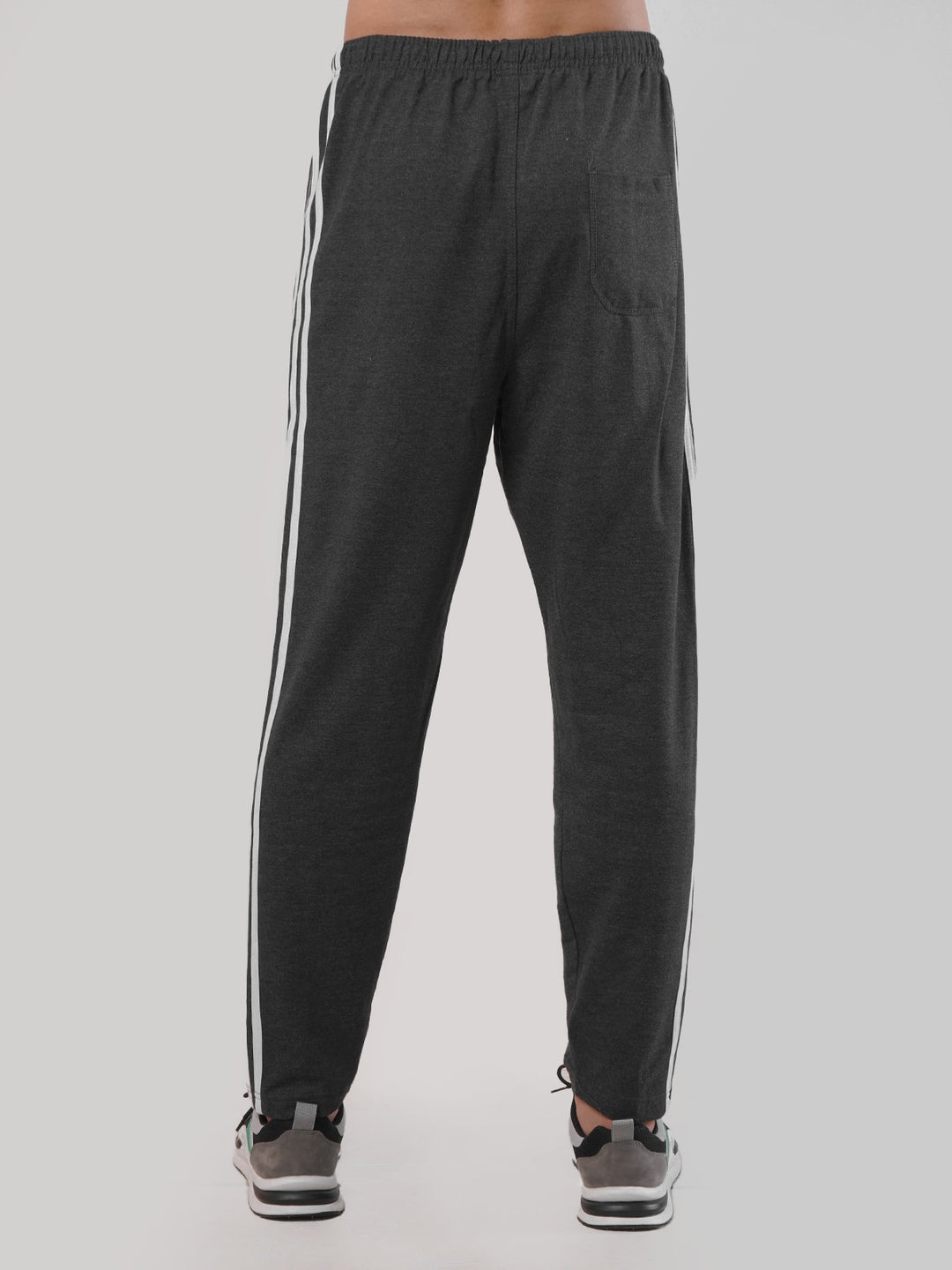 Charcoal Grey Side Striped Men’s Lower Pant (LT-26)