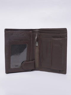 Maroon Trifold Leather Wallet (LW-10)