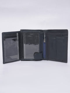 Navy Blue Leather Wallet (LW-12)