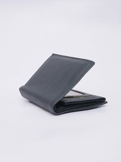 Navy Blue Leather Wallet (LW-12)