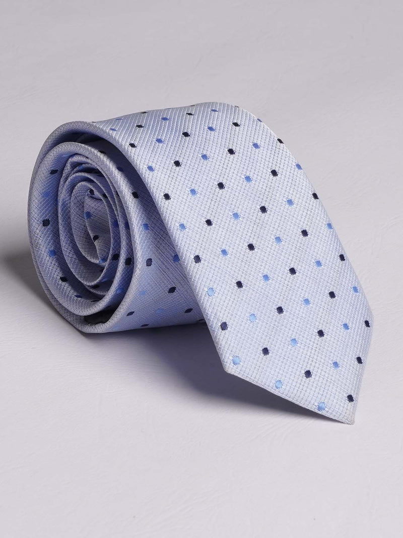 Light Blue Dotted Tie (TIE-743)