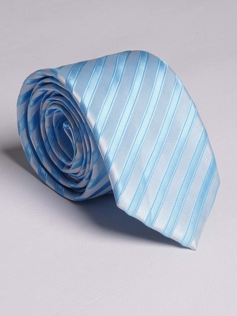 Light Blue Striped Tie (TIE-792)