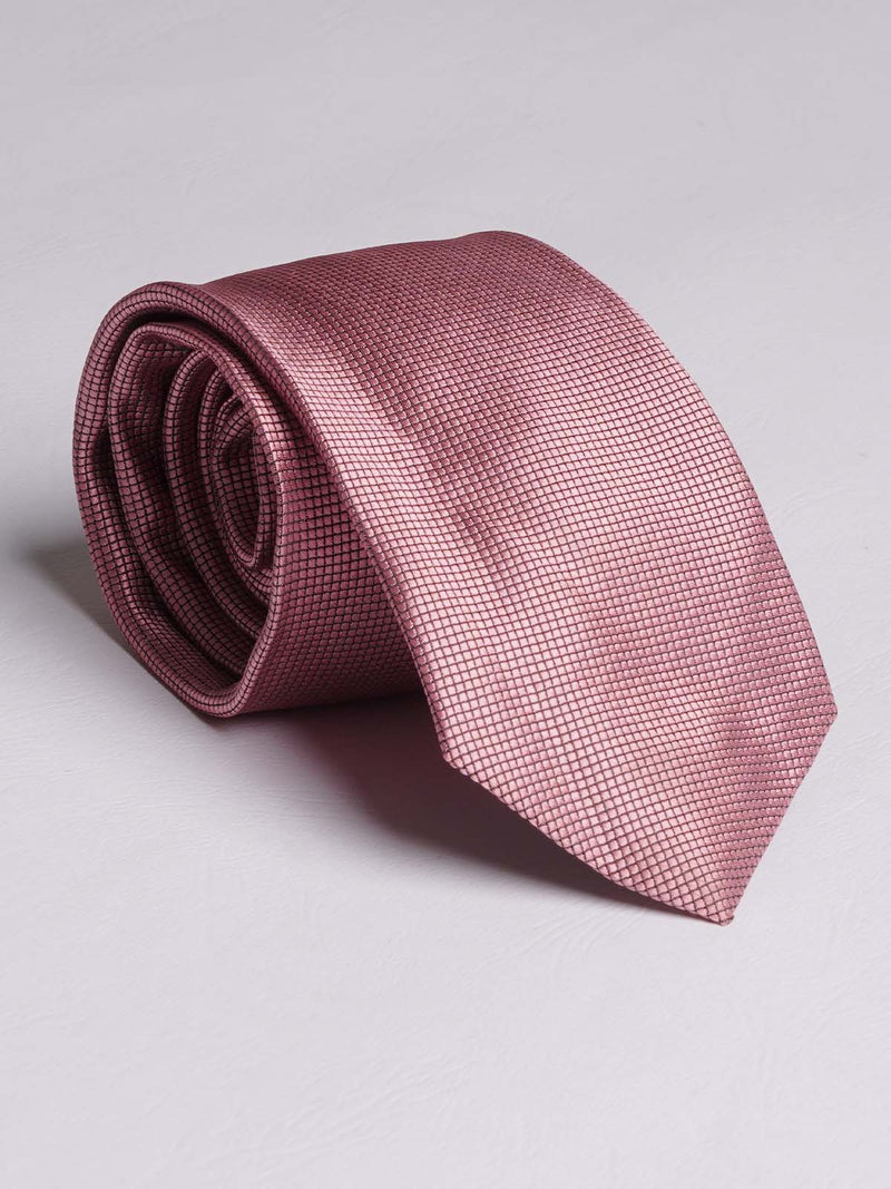 Light Maroon Plain Tie (TIE-697)