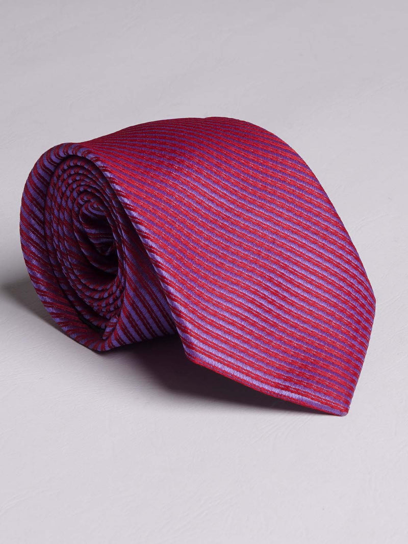 Maroon Self Designer Tie (TIE-747)