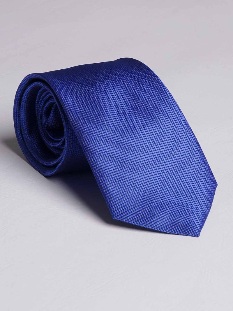 Navy Blue Plain Tie (TIE-690)