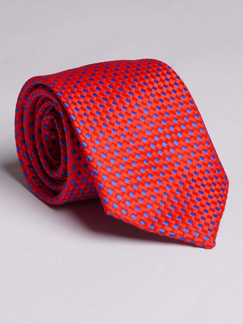 Red Dotted Tie (TIE-756)