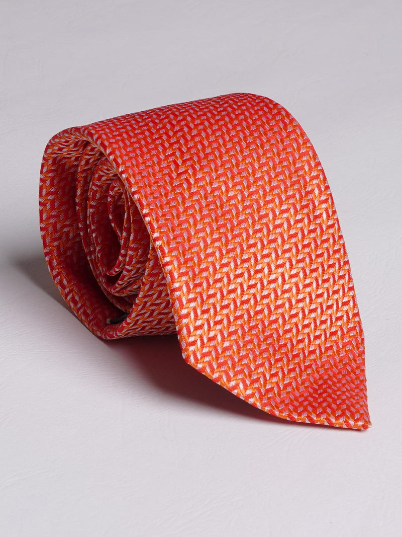 Orange Designer Tie (TIE-760)