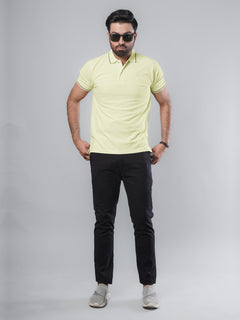 Lemon Classic Half Sleeves Cotton Polo T-Shirt (POLO-489)