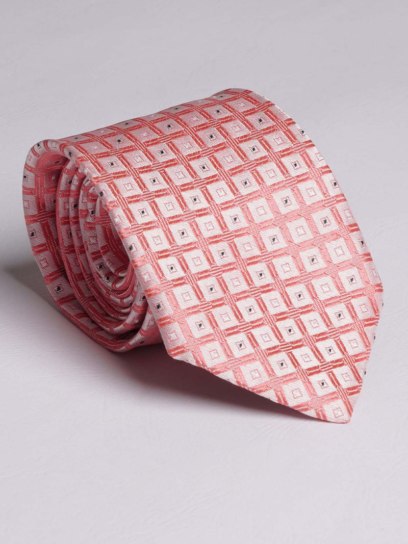 Pink Multi Pattern Tie (TIE-735)