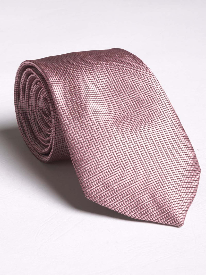 Pink With Square Tie (Tie-612)