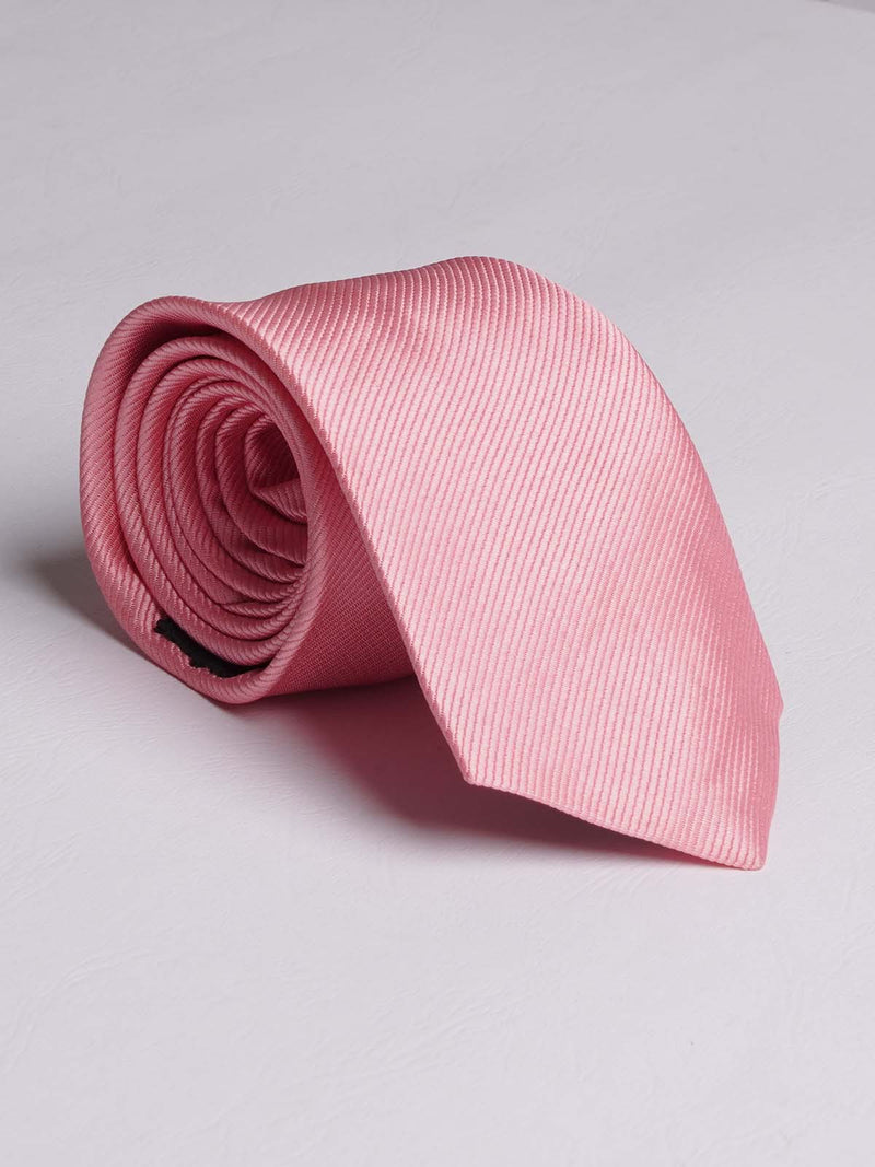 Pink Plain Tie (TIE-689)