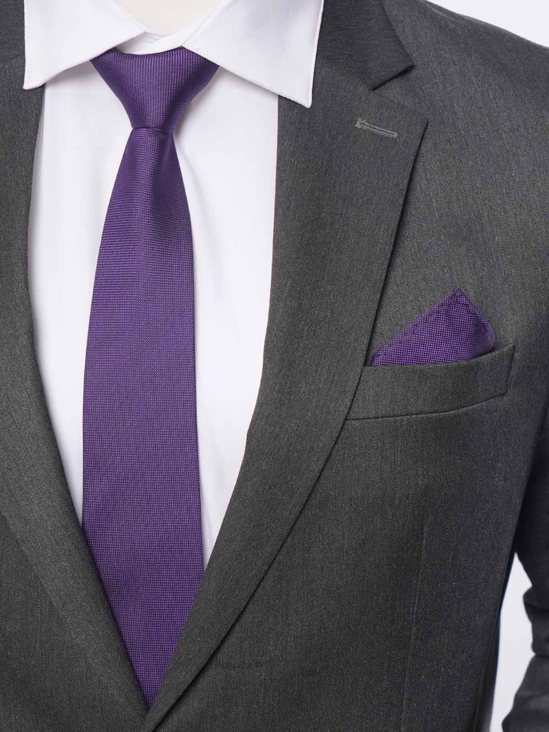 Purple Rust Texture Tie Set (TS-160)