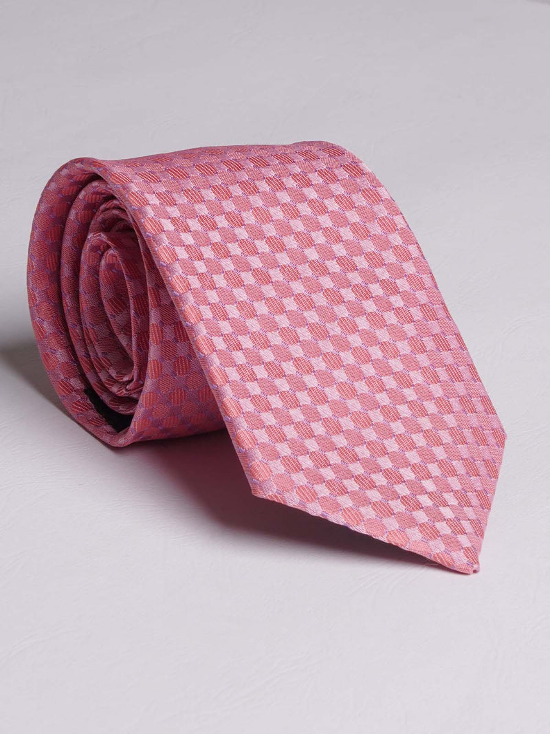 Pink Textured Tie (TIE-731)