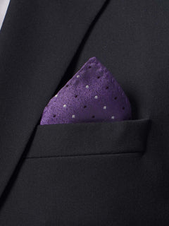 Purple Multi Dotted Tie Set (TS-211)