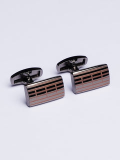 Rectangular Black Cufflink (CUFFLINK-442)