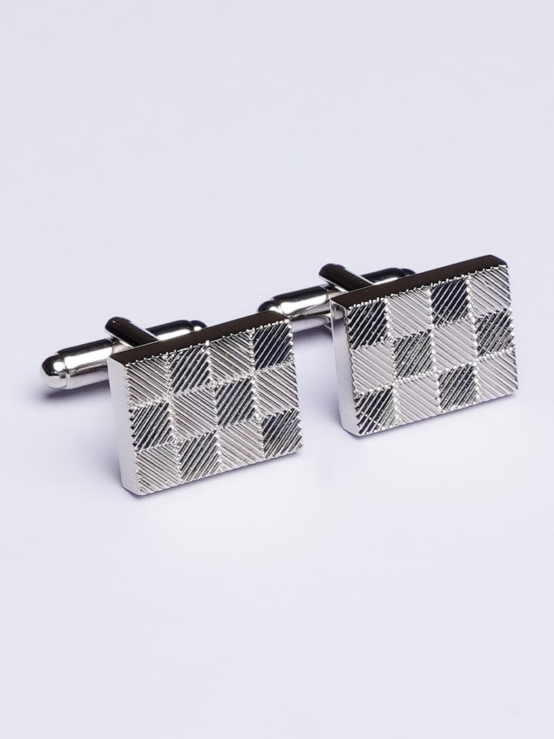 Two Tone Silver Cufflink (CUFFLINK-463)